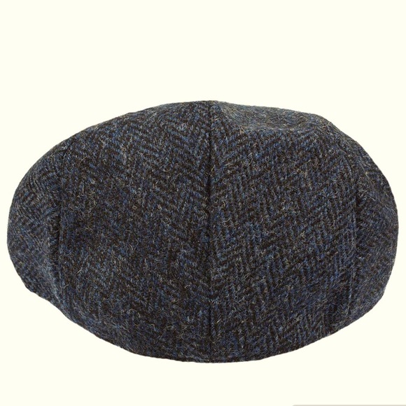 NWT Bailey of Hollywood TWEED FLAT CAP BLACK/Grey for men/women size S petit - Picture 3 of 9